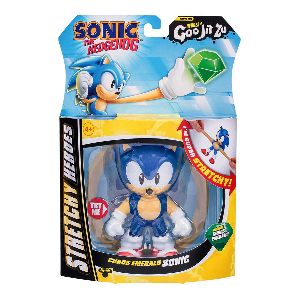 BOOOSTER SONIC スキンケアデバイス セット Boneco Sonic de 13cm com Esmeralda do Caos - Goo Jit Zu - PBKIDS