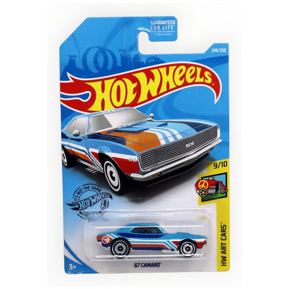 Hot Wheels 2019 Treasure Hunt Carrinho de Metal Hw Art Cars 9/10