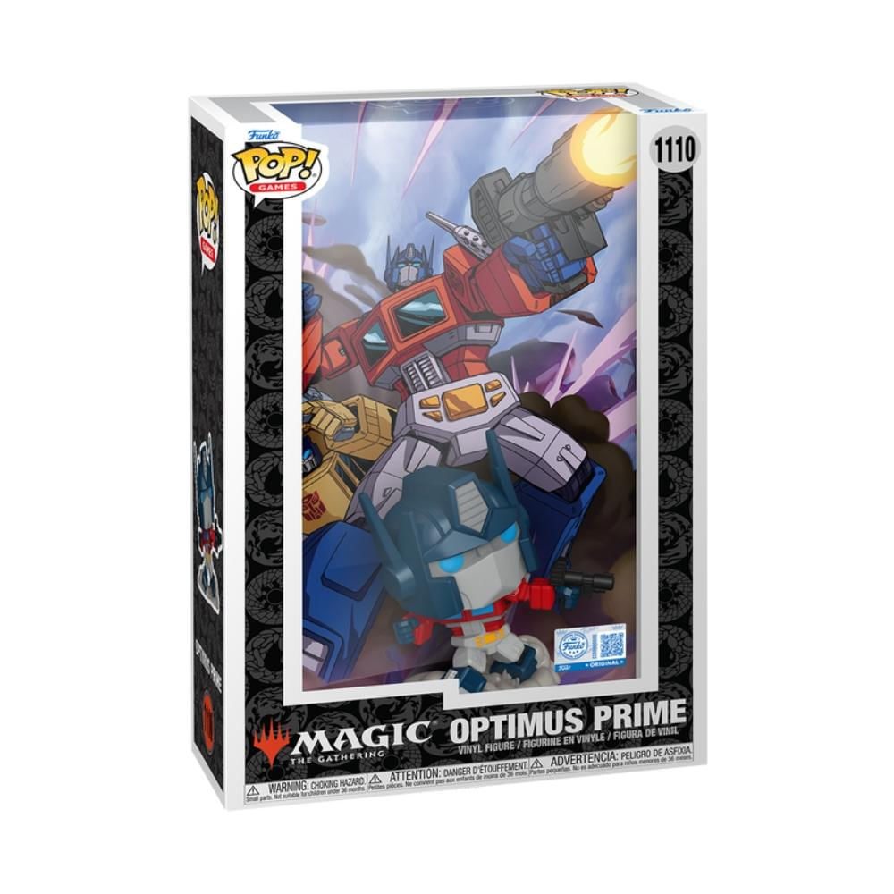 Boneco Funko Pop C Cover Transformers x Magic Optimus Prime - Ri Happy