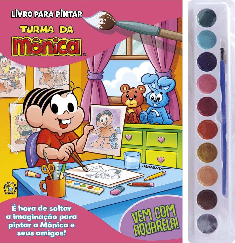 Turma Da Mônica - Livro Para Pintar - Mônica - Ri Happy