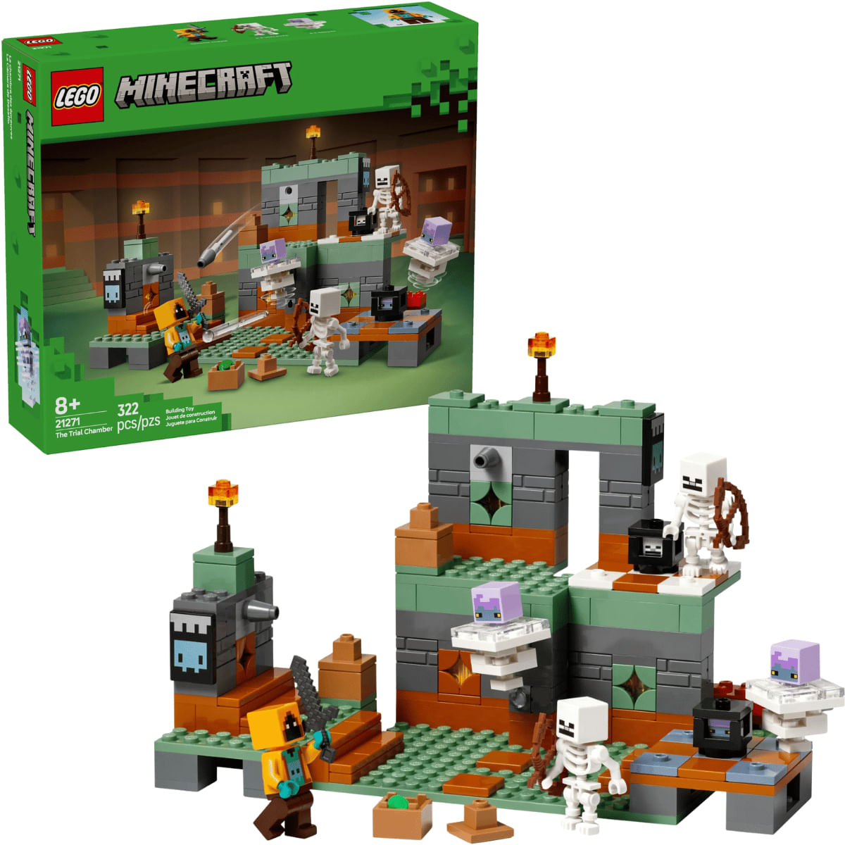 LEGO Minecraft A Câmara de Julgamentos 322 Peças 8+ 21271 - Ri Happy