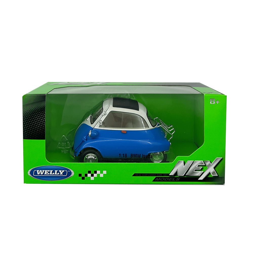 Miniatura Carro Bmw Romi Isetta 1:18 Welly - PBKIDS Brinquedos