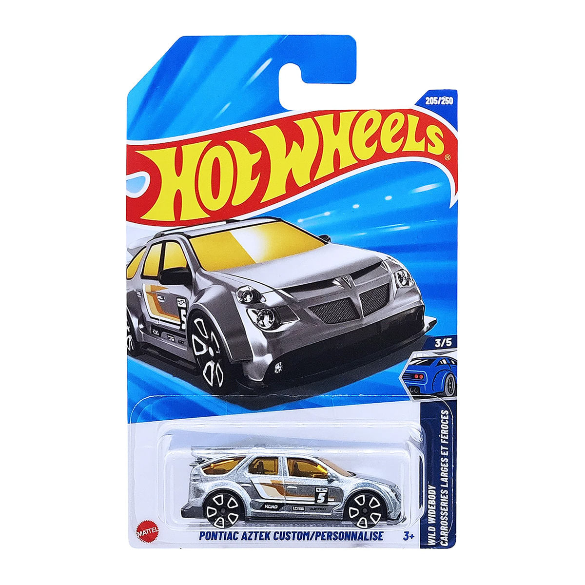 Carrinho Hot Wheels Pontiac Aztek Custom Prata 2025 Lote Q JBC09 3