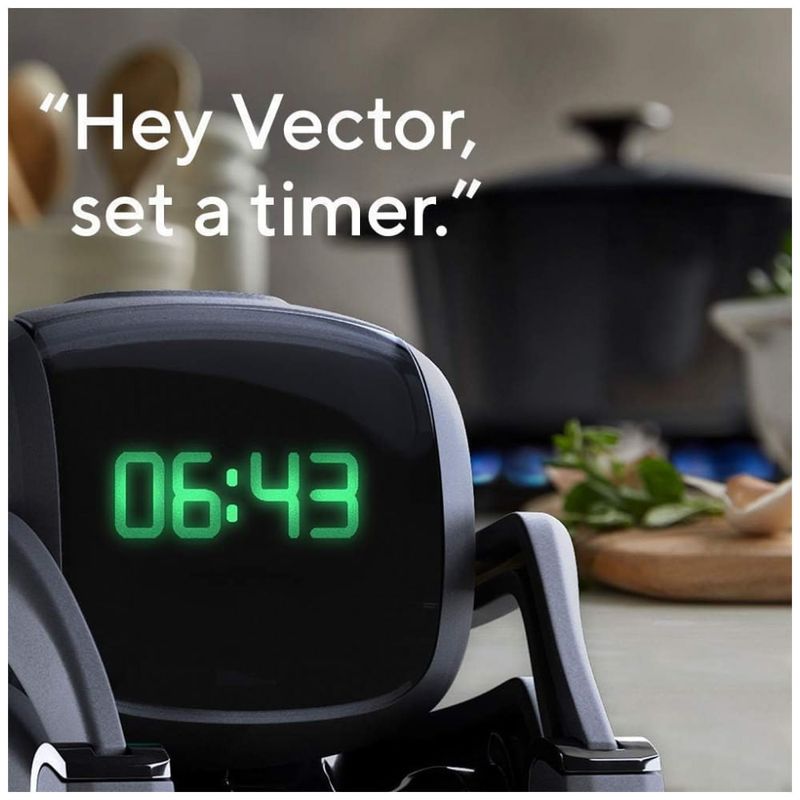 Robô Companheiro Inteligente Preto – Anki Vector Robot, Assistente