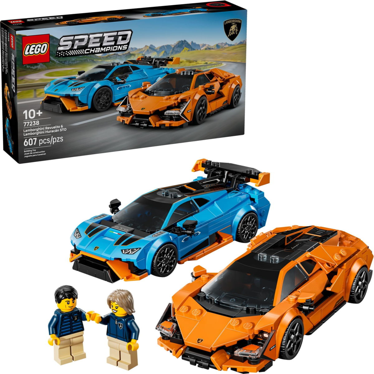【Drumsachi☆。.:＊・⠀】 77238 - LEGO Speed Champions - Lamborghini Revuelto e Huracán STO