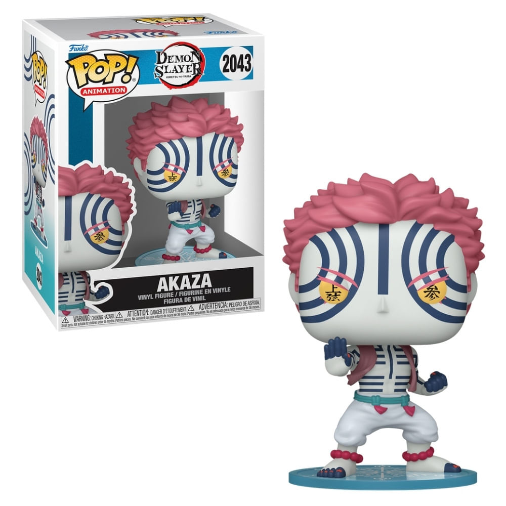 Boneco - Funko Pop - Demon Slayer - Akaza - Candide - Ri Happy