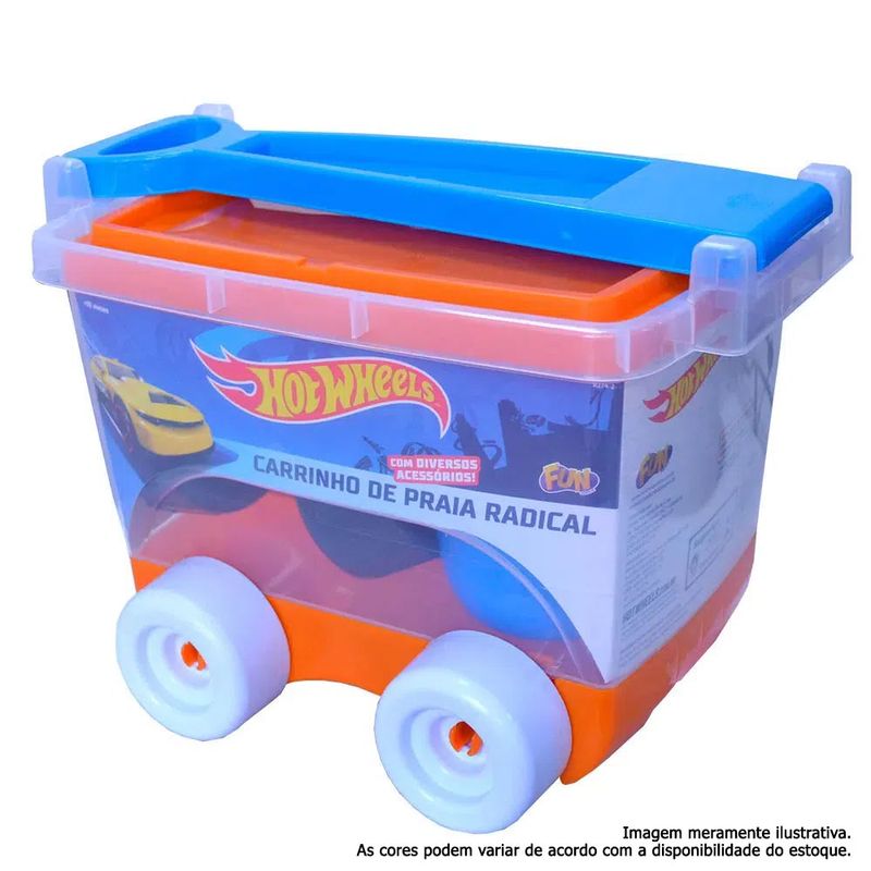 Acessorios-de-Praia-e-Piscina---Carrinho-com-Bau---Hot-Wheels---Fun_Frente