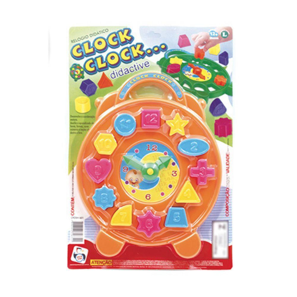 Blocos De Encaixe Relógio Clock Clock Cor - Pica Pau - Ri Happy