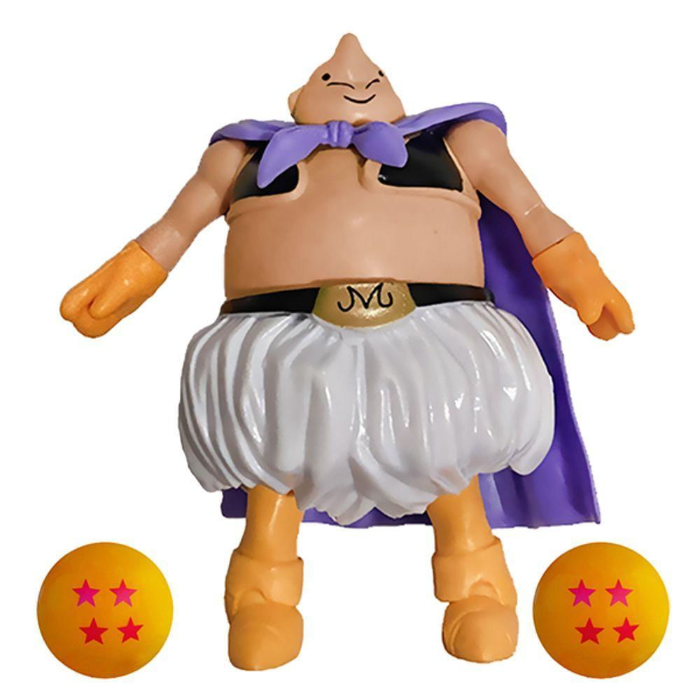 ma-BOO様2/2 Majin Boo Dbz: Boneco Articulado + 2 Esferas De Dragão - PBKIDS