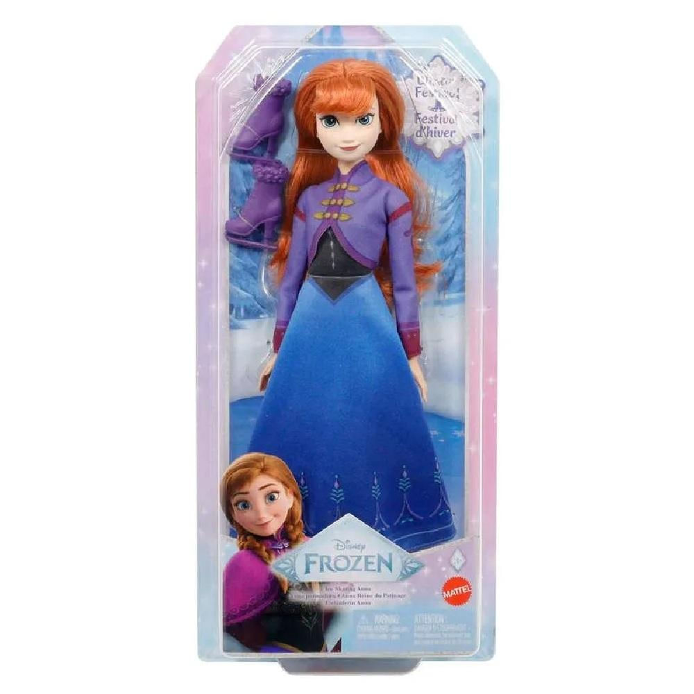 Boneca Frozen Ana Patinação no Gelo - JBG54 - Mattel - Ri Happy