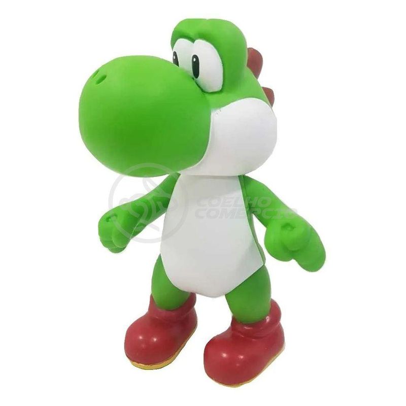 Boneco Action Figure Yoshi Grande Super Size 26Cm - Mario - PBKIDS