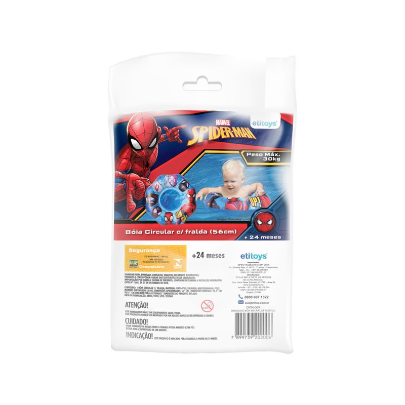 Boia-Circular-Com-Fralda---56Cm---Spider-Man---Etilux-0