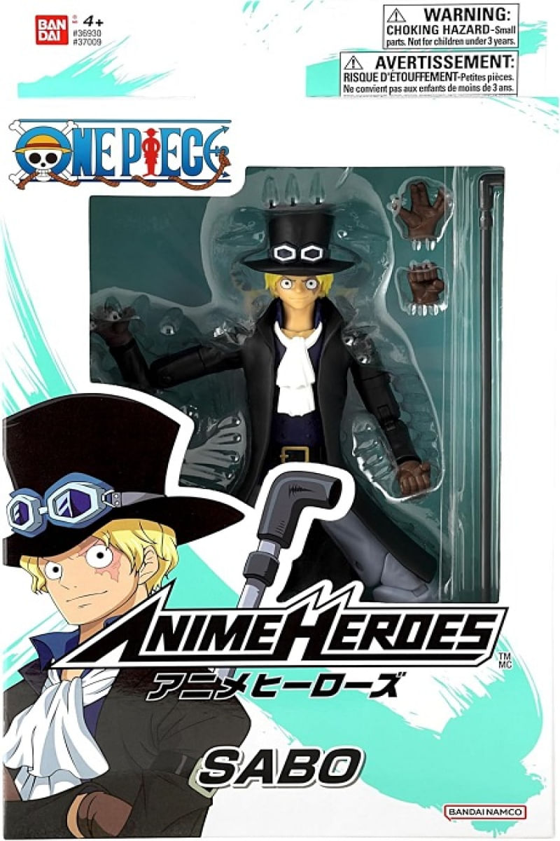 One Piece Anime Heroes Boneco Deluxe 16 cm Articulado Sabo