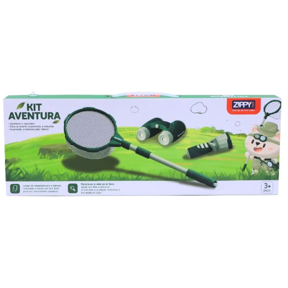 KIT AVENTUREIRO KIDS 3 PECAS (CF24208) - ZIPPY TOYS - PBKIDS