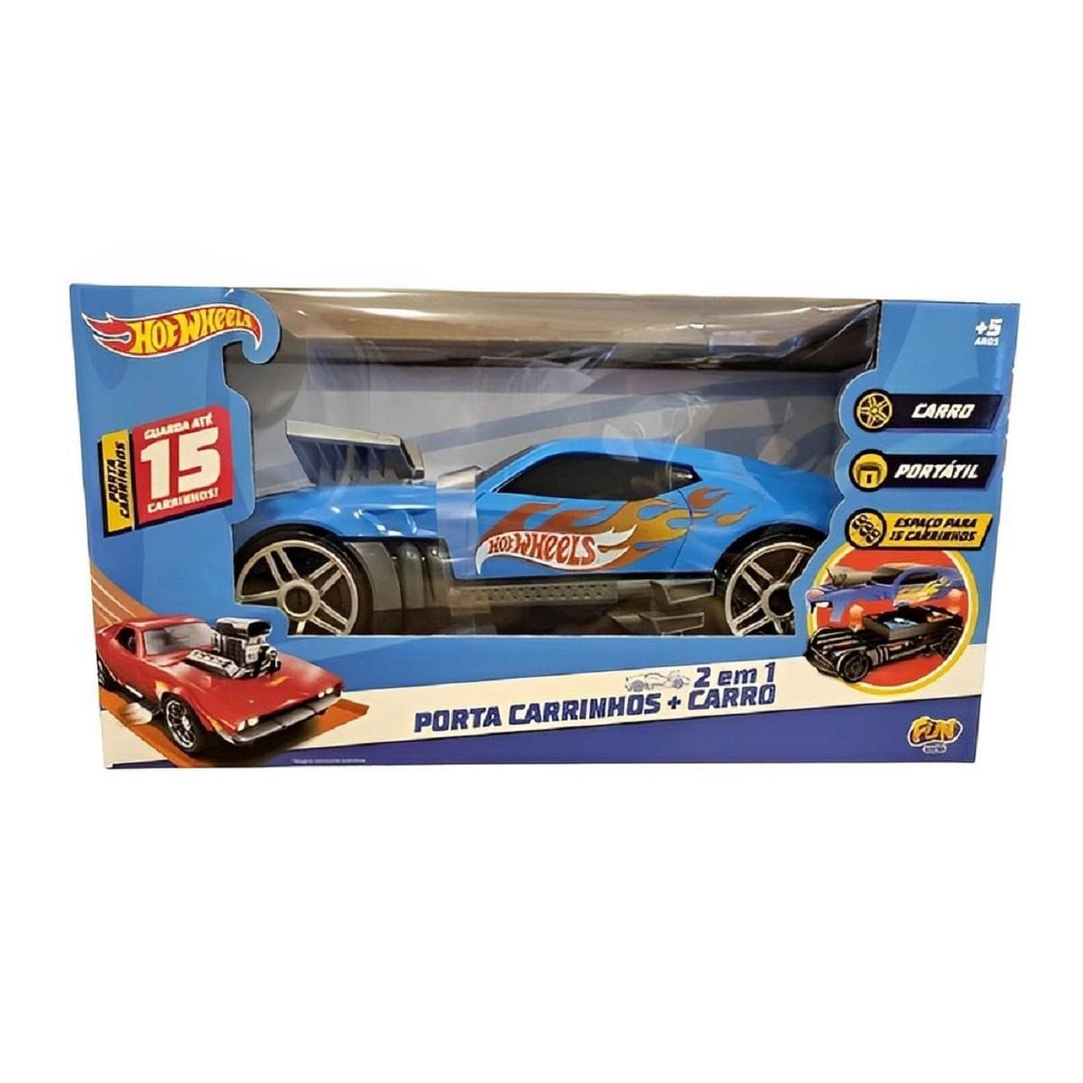 Hot Wheels Porta Carrinho Radical 2 Em 1 Hotwheels F0102-7