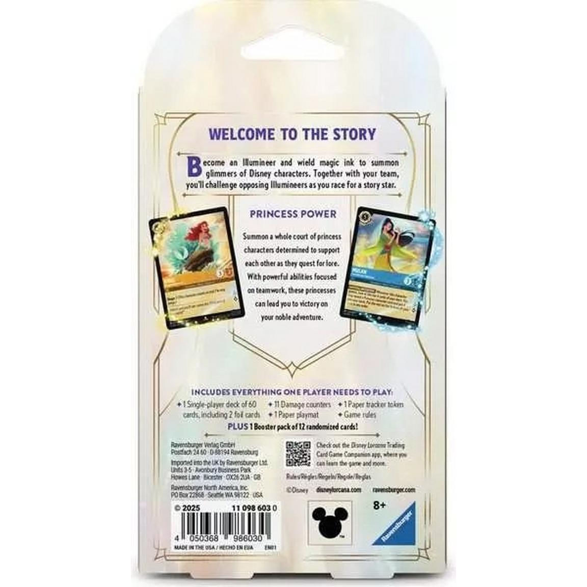 Disney Lorcana TCG Fabled Set 9 - Starter Deck - Ariel e Mulan