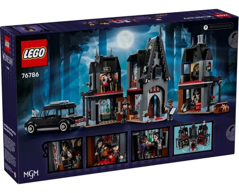 Lego 76786 Wandinha- Casa Chalé Da Mortícia Addams – 1002 peças