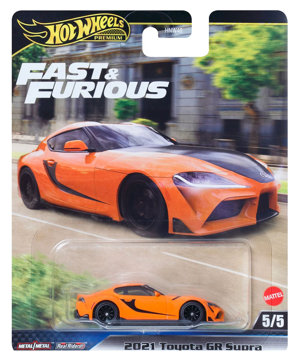 Hot Wheels Premium Velozes E Furiosos Toyota GR Supra Personagem