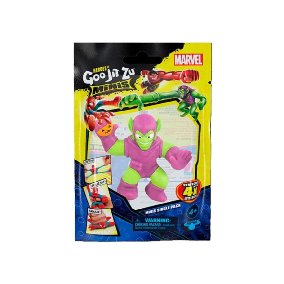 マーベルユニバース　G.I.ジョー　ジャンク　10cm 3.75 Goo Jit Zu Marvel Vingadores Mini Figuras Duende Verde - Ri Happy