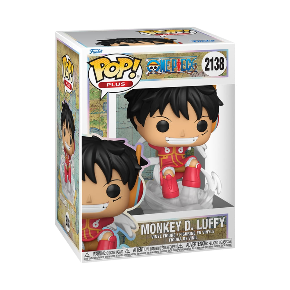 Boneco - Funko Pop - One Piece - Egghead - Luffy - Candide - Ri Happy