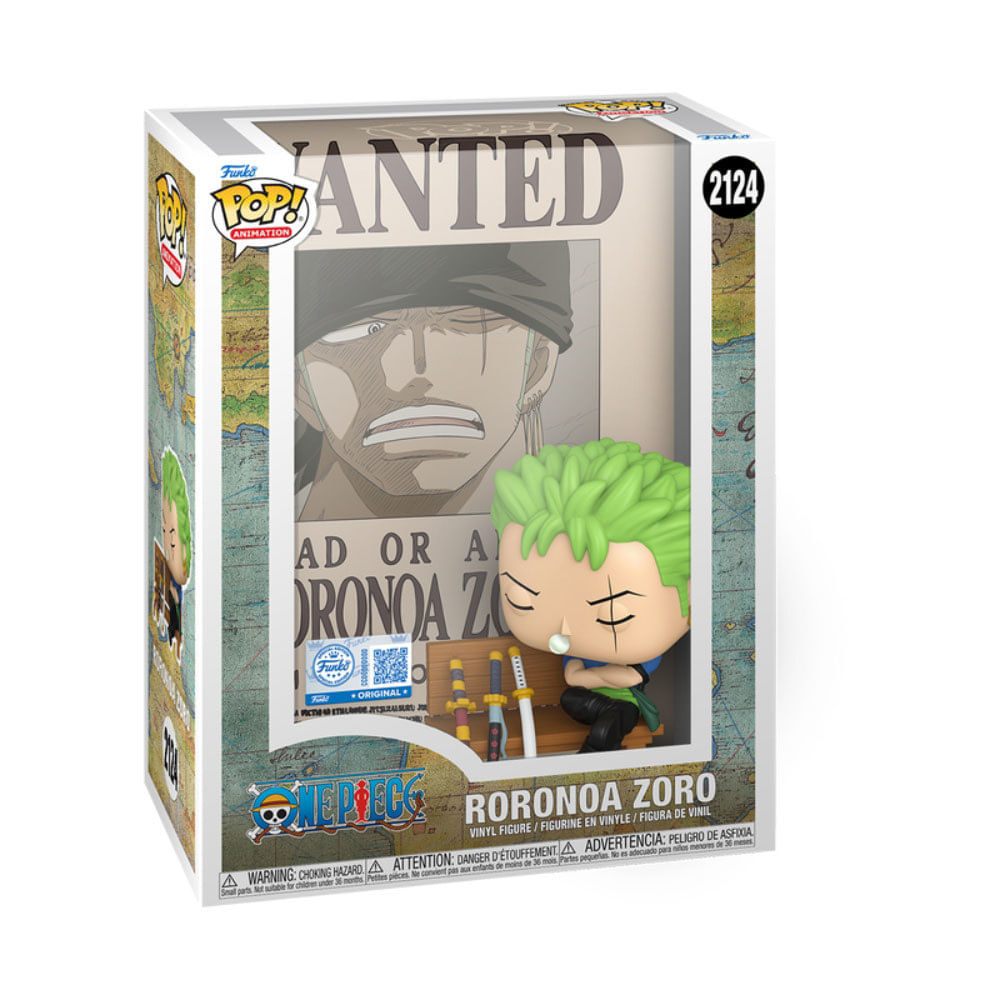 Boneco - Funko Pop - Comic Cover - One Piece - Zoro - Candide - Ri