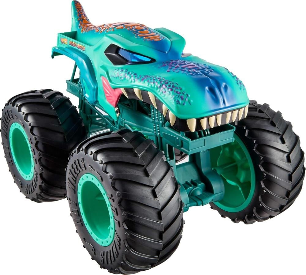 週刊MONSTER TRUCK 4WD Hot Wheels Monster Truck Mega Wrex XL Mattel - JJN47 - Ri Happy