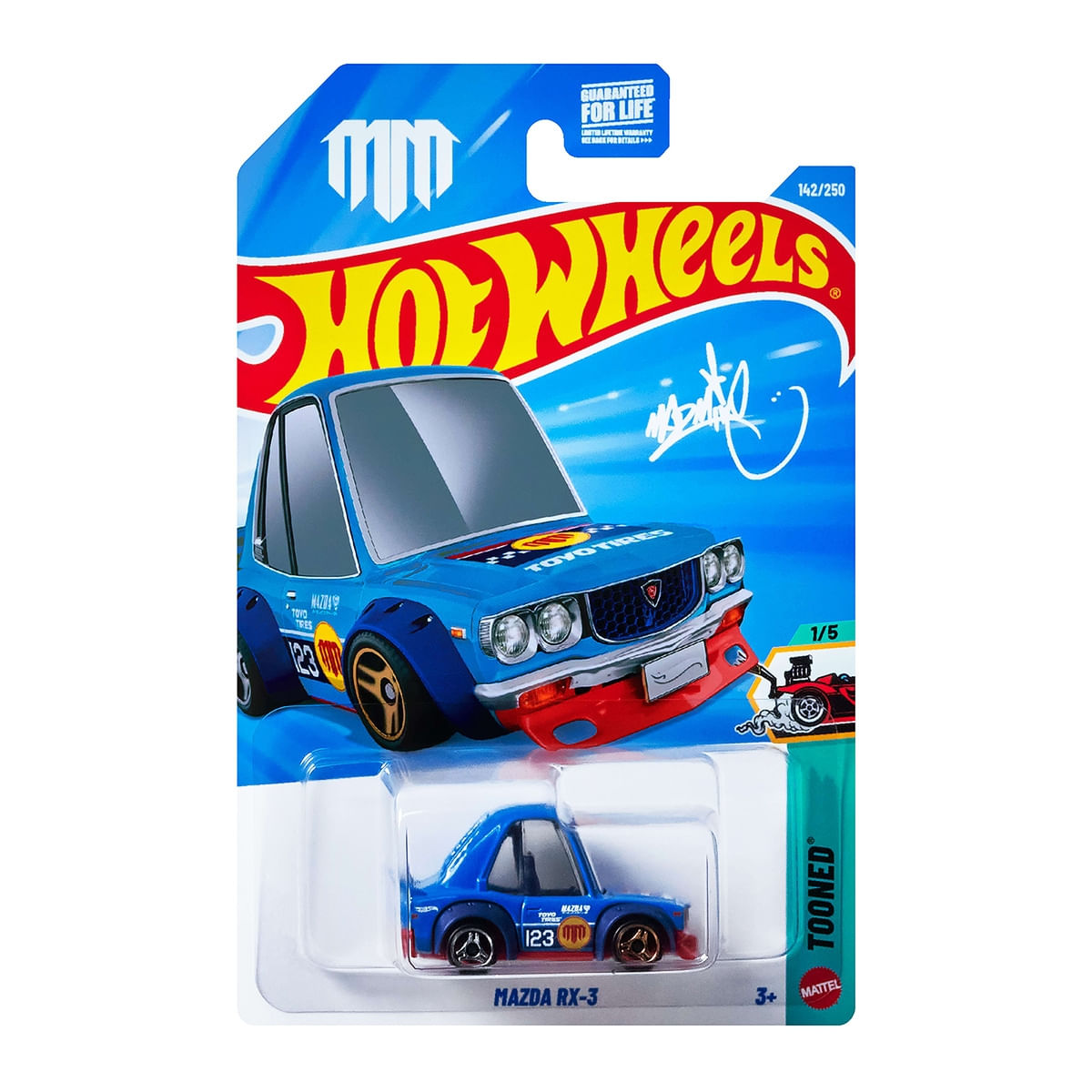Carrinho Hot Wheels Mazda RX-3 Tooned 2026 Lote E JJJ95 1/5 - Ri Happy