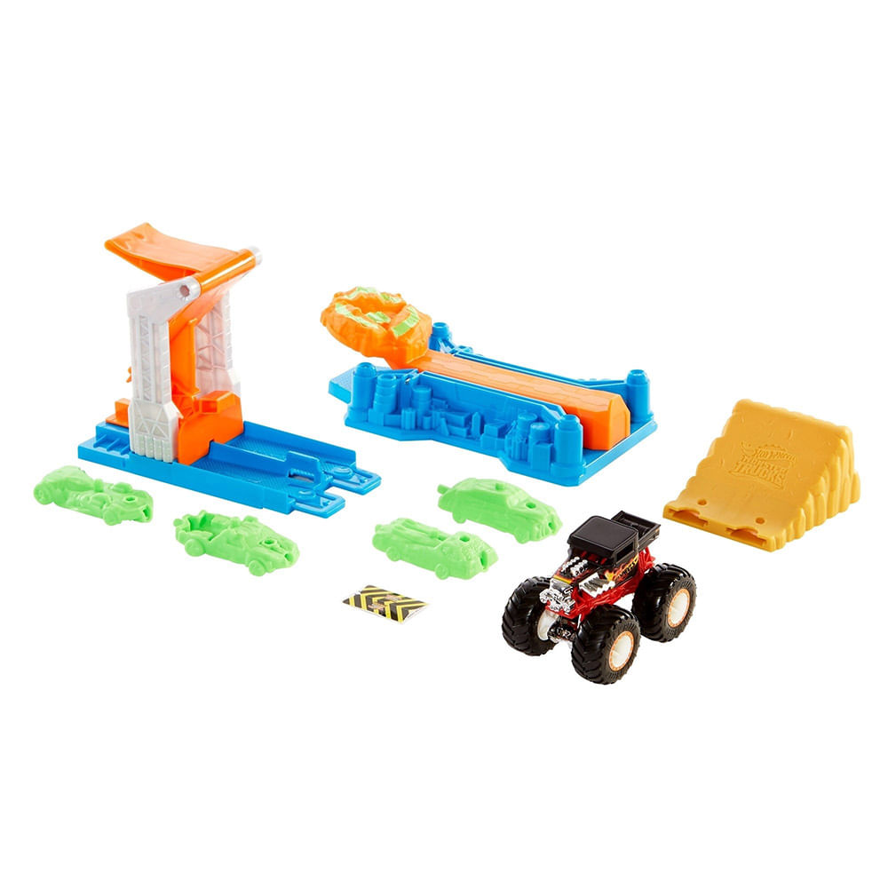 Brinquedo Infantil Pista Hot Wheels C Carrinhos Monster - Loja Zuza  Brinquedos