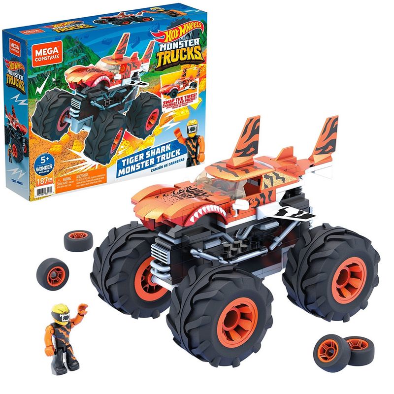 Mega-Construx---Hot-Wheels---Monster-Trucks---Tiger-Shark---Mattel-1