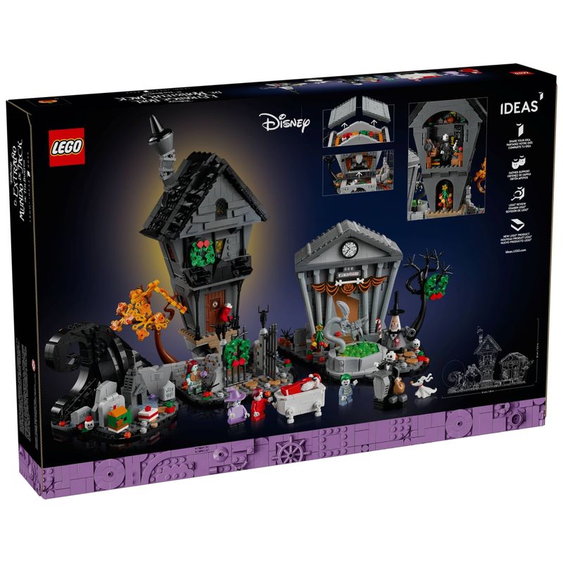 LEGO® Ideas - Tim Burton: O Estranho Mundo de Jack - PBKIDS Brinquedos