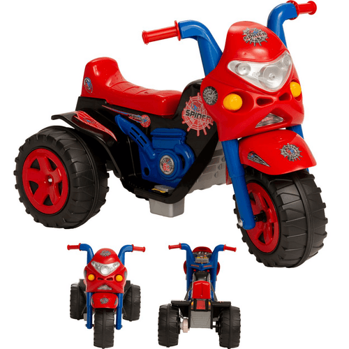 Moto Eletrica Infantil Biemme GP Raptor Spider Vermelha 6V