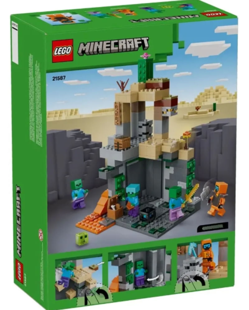 Minecraft Masmorra Dos Zumbis Lego 21587 - Ri Happy