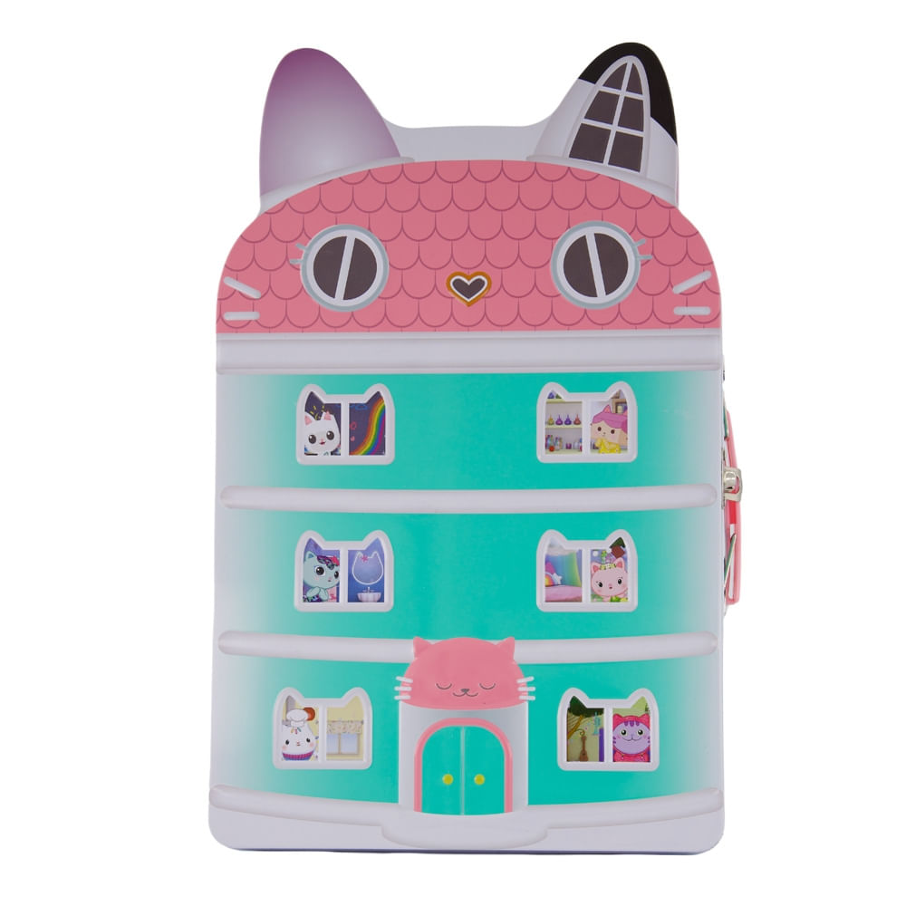 Casa Porta Figuras - Casa Mágica da Gabby c/ 6 nichos - Fun - Ri Happy