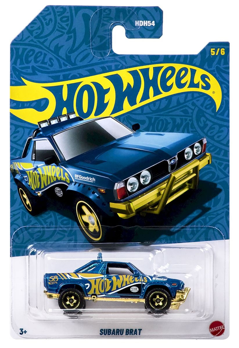 Subaru Brat - Blue and Gold - Aniversário 58 Anos - 1/64 - Hot