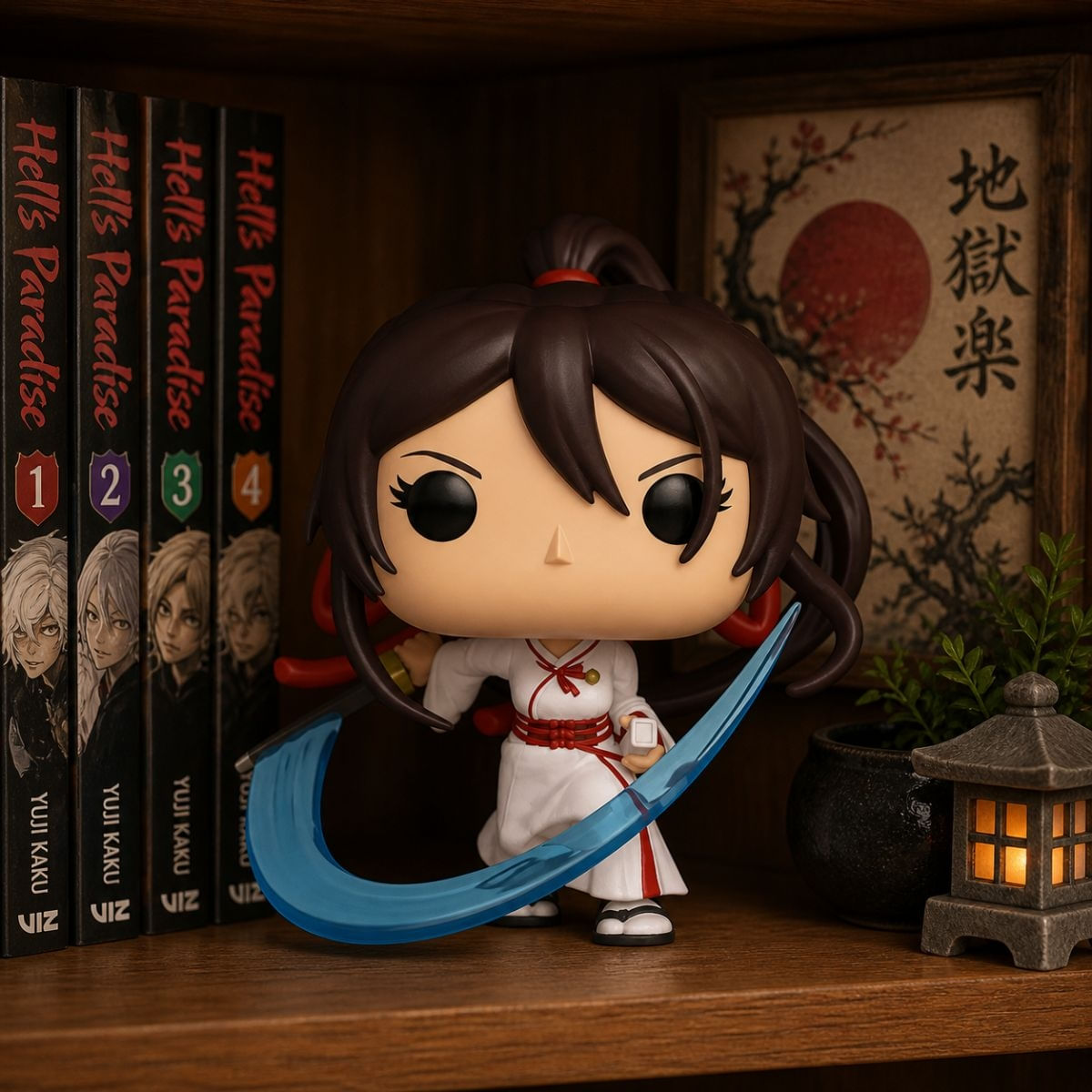 Funko Pop Sagiri 2279 Hell's Paradise Boneco Colecionável Anime