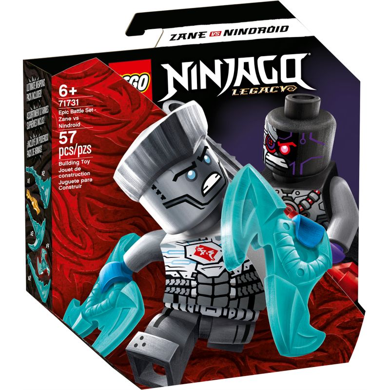 LEGO-Ninjago---Conjunto-de-Combate-Epico---Zane-vs-Nindroid---71731-0