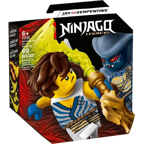 LEGO Ninjago - Conjunto De Combate Épico - Jay vs Serpentine - 71732