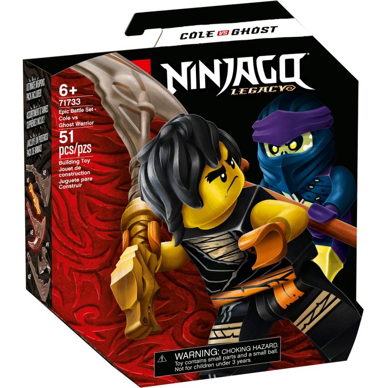 LEGO-Ninjago---Conjunto-de-Combate-Epico---Cole-vs-Guerreiro-Fantasma---71733-0