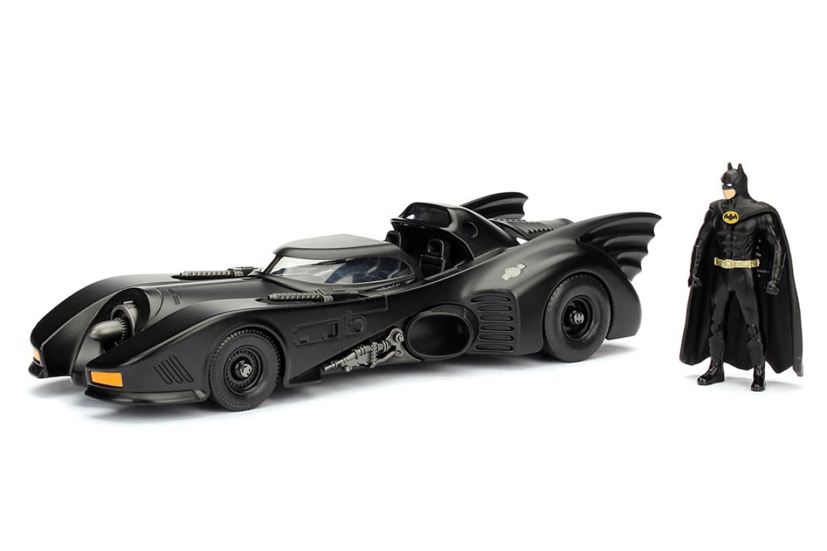 Encontraproduto.com.br - Miniatura Carro Batmóvel 1989 c/ Figura 1/24 Jada Toys JAD98260