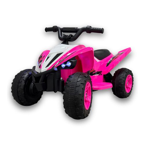Quadriciclo Elétrico Infantil 12V Trilha Rosa