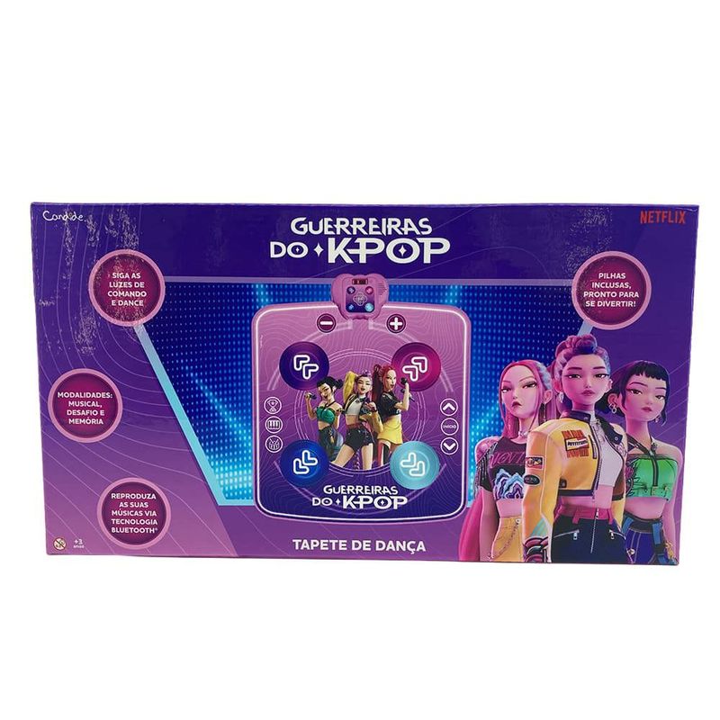 Tapete De Dança - K-Pop Demon Hunters - Pilhas Inclusas - Candide