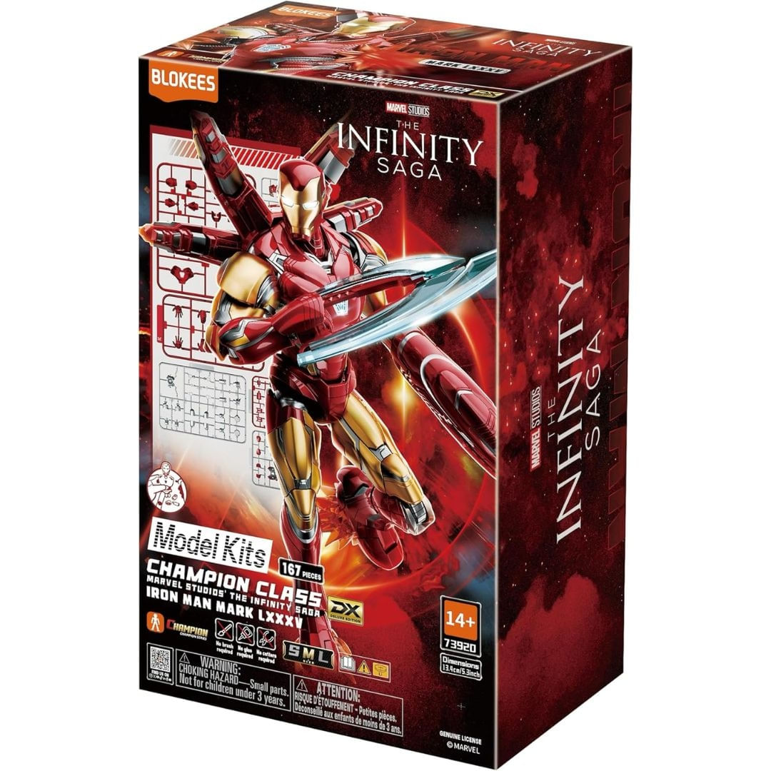 Iron Man Mark LXXXV Champion Class Marvel Model Kits Blokees - Ri